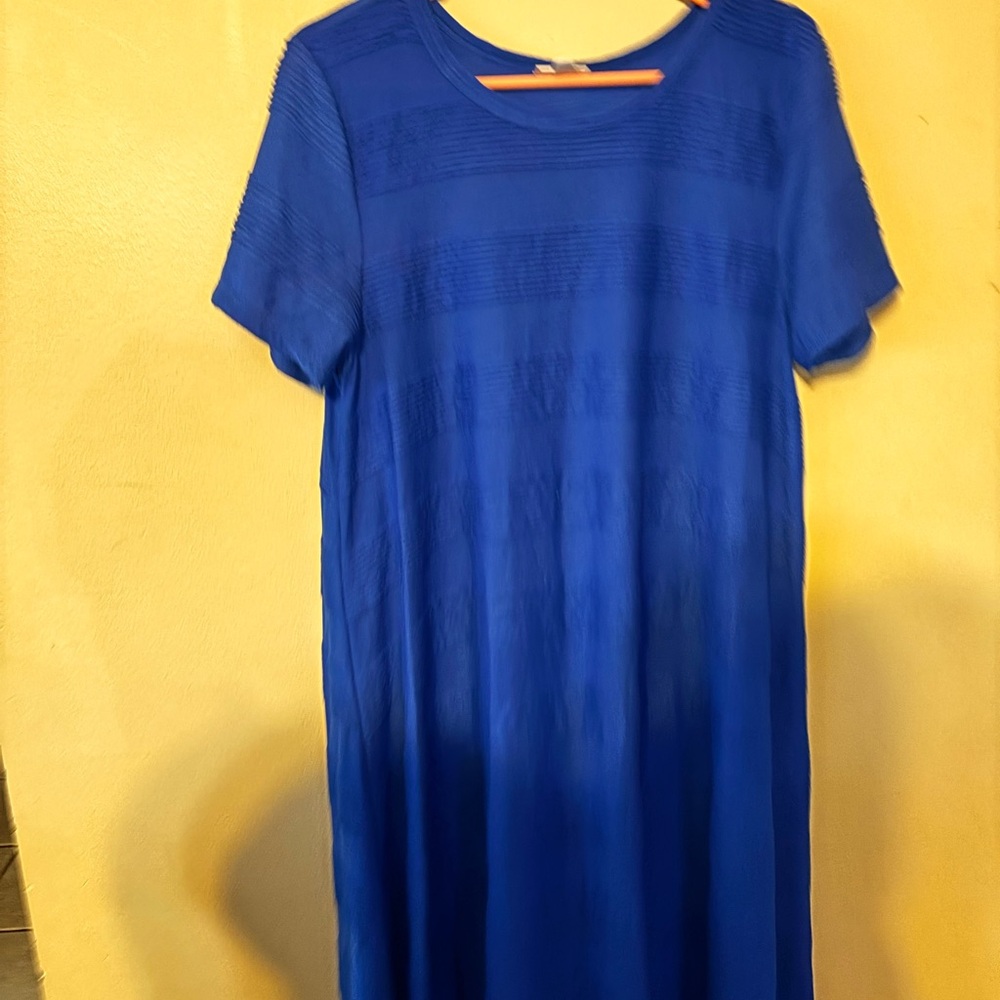LuLaRoe Blue High Low Dress